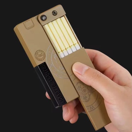Lighter With Cigerate Holder